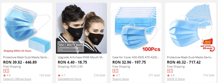 oferte masca protectie fata
