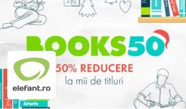 Reducere 50% carti Elefant